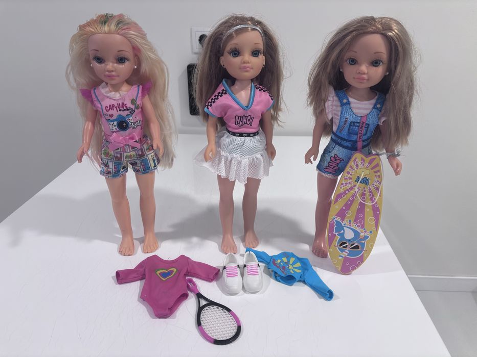 3 Bonecas Nancy originais – com roupas e acessoórios  - Oportunidade