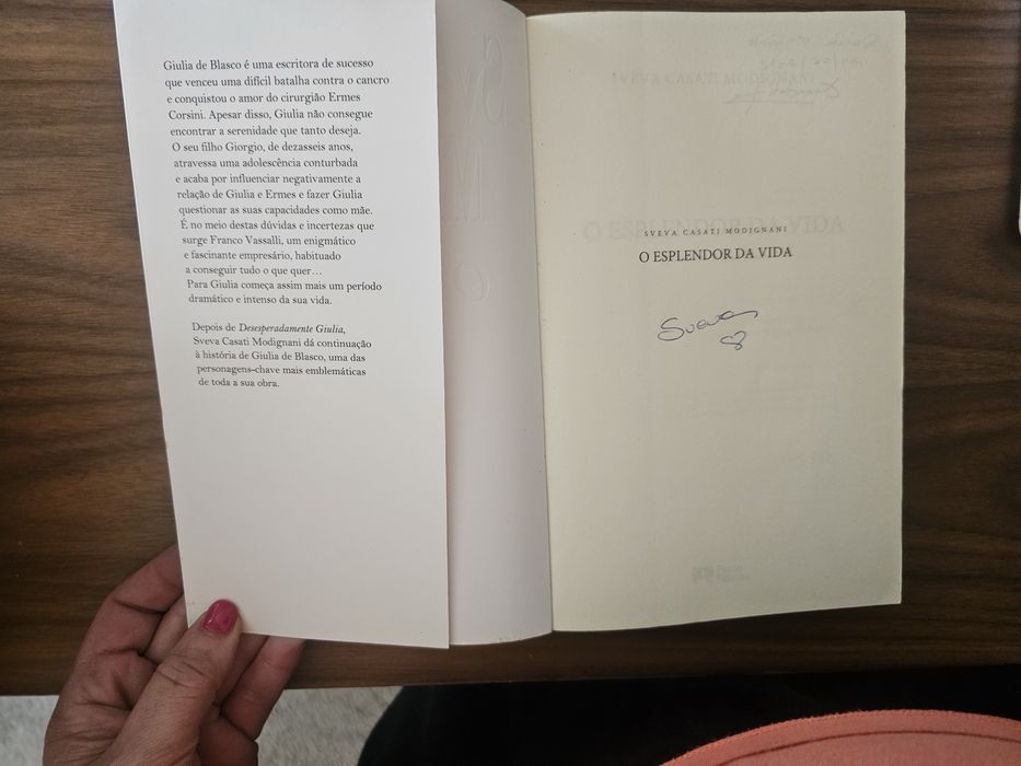 Livro o Esplendor da Vida Autografado