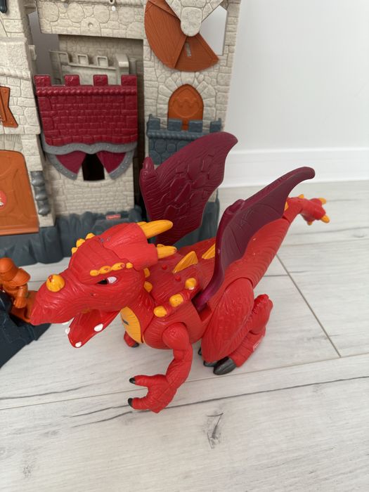 ZAMEK Fisher Price Imaginext SMOK RYCERZE