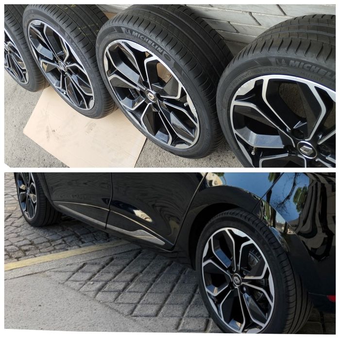 R17 4 100 диски Renault original  с шинами Michelin.