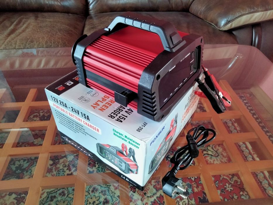 Мощное 12V/25A. 24V/15A. зарядное устройство /зарядка/пристрій/авто/