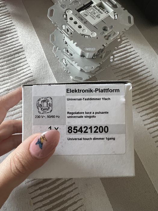 Диммер Berker ( механизм + кнопка )