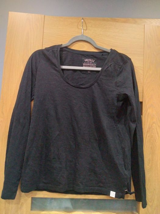 Świetny naturalny tiszert Fat Face rozmiar S/M