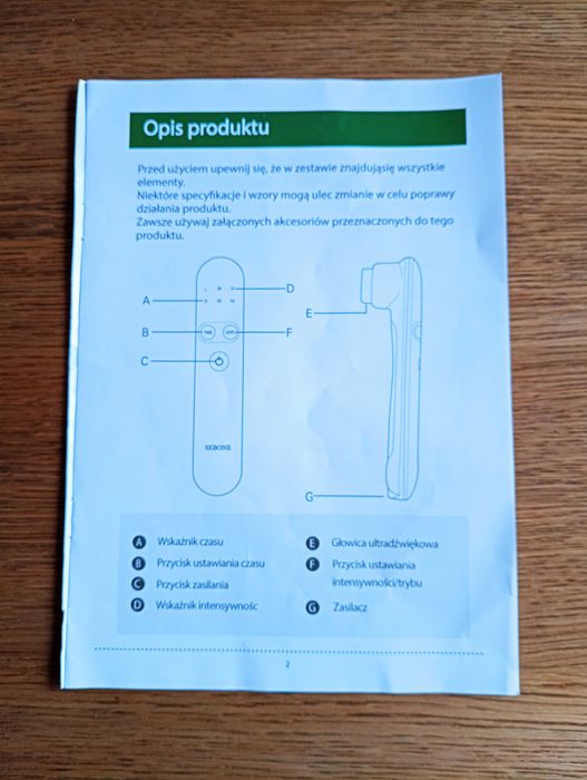 Domowy masażer ultradźwiękowy