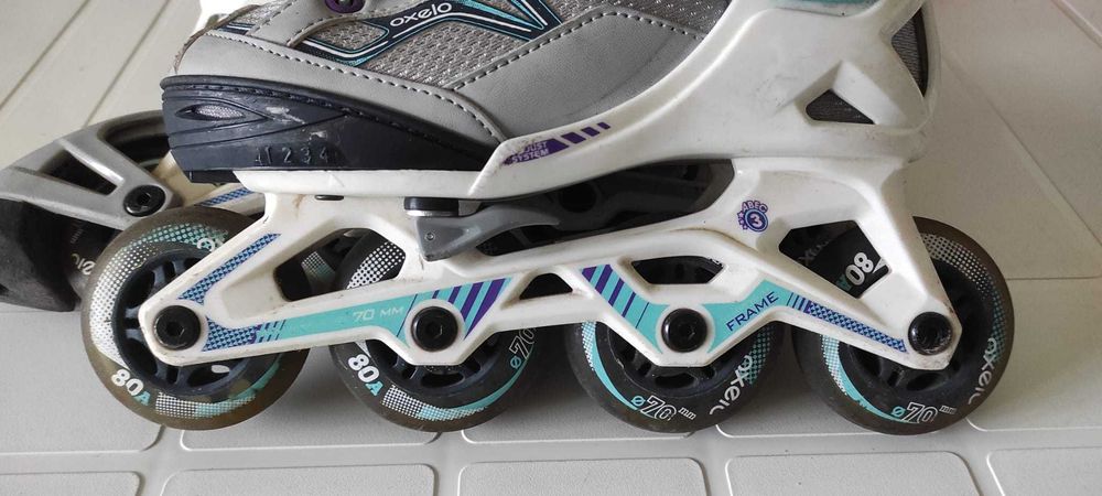 Patins em Linha Infantis Oxelo Fit 3 Ajustáveis