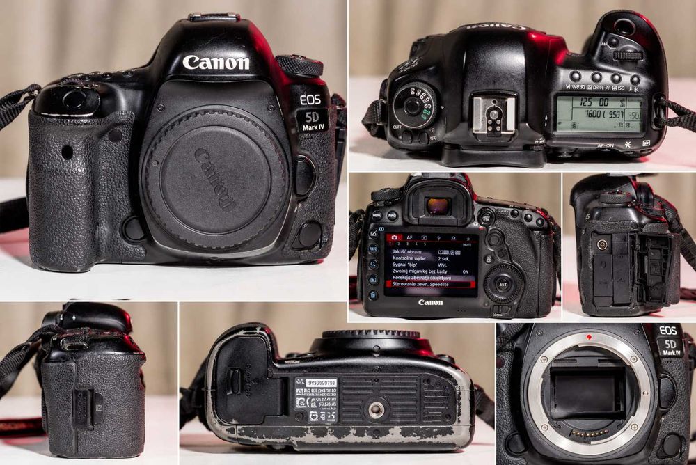 Canon EOS 5D Mark IV – sprawny – 238 tys. przebiegu – profesjonalne body