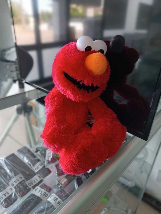 PROMO:Peluche Rua Sésamo Elmo 37cm
