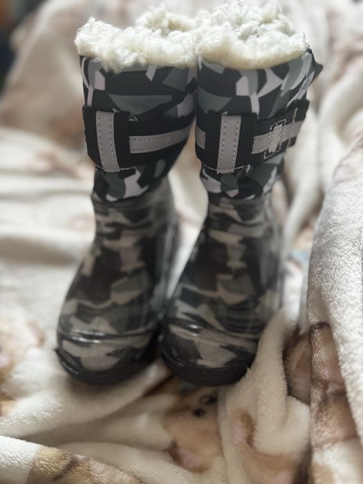 Nowe śniegowce zetpol ocieplane wełna kalosze