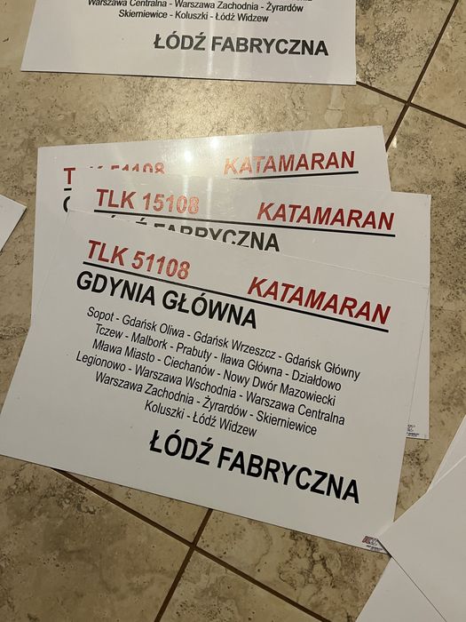 Sprzedam Tablice relacyjne, zaglowki OPIS!