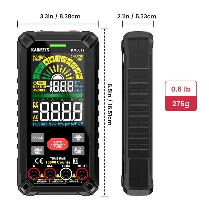 Multimetr KAIWEETS z 10000 zliczeń