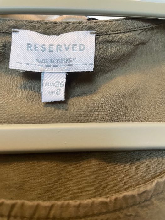 Reserved bluzka damska rozmiar 36 kolor khaki