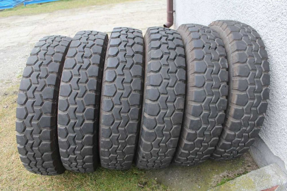 6x Uniroyal Monoply T70 9R22,5 9 R 22,5 9R22.5 14-15 mm