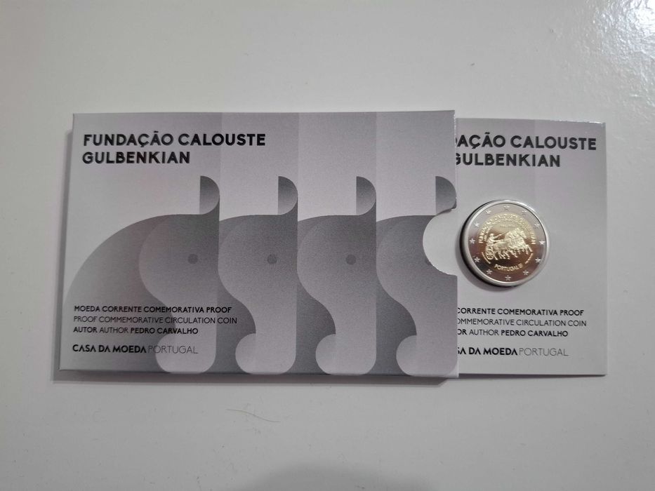 Moeda proof 2€ Calouste Gulbenkian