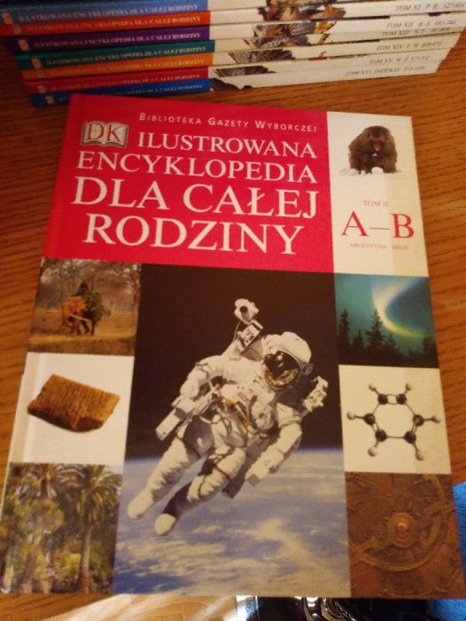 Ilustrowana encyklopedia dla całej rodziny komplet 16 tomów
