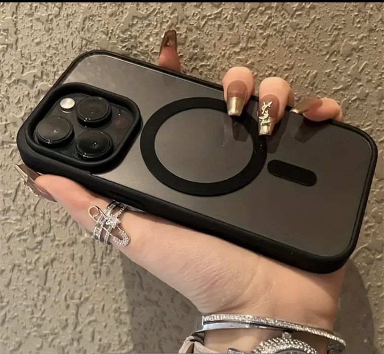 Бездротовий Магнітний Прозорий Зарядний Чохол для IPhone