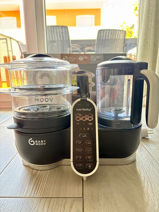Babymoov Nutribaby 6 em 1 – Processador de alimentos multifunções para bebés