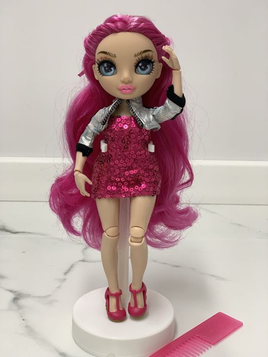 Lalka rainbow high junior rozowa Stella Monroe pink small doll
