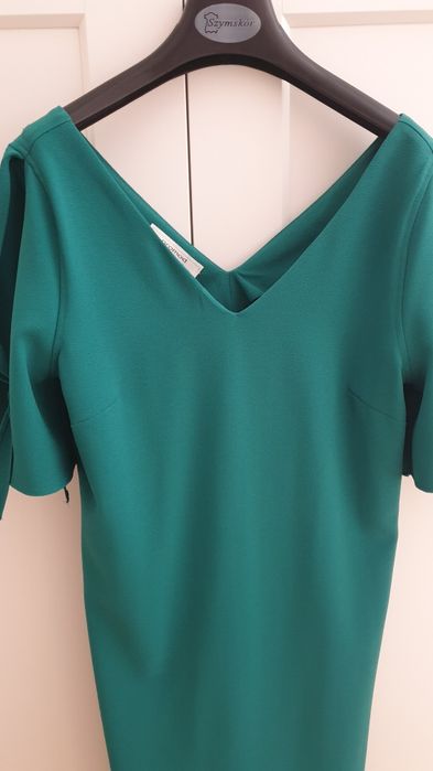 sukienka butelkowa zieleń