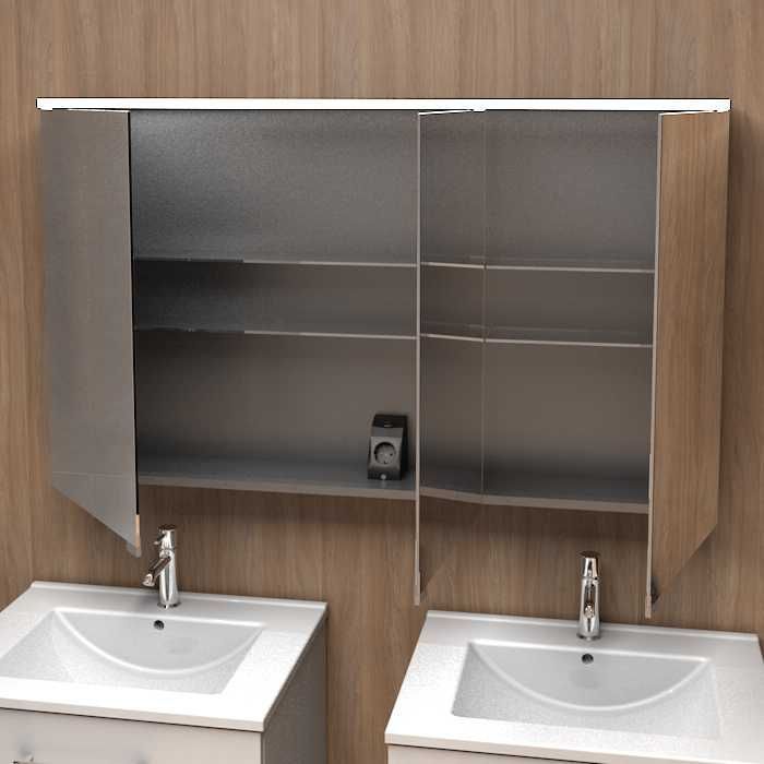 Szafka lustrzana ORiSTO GEO (do wyboru: 60/80/100/120cm)