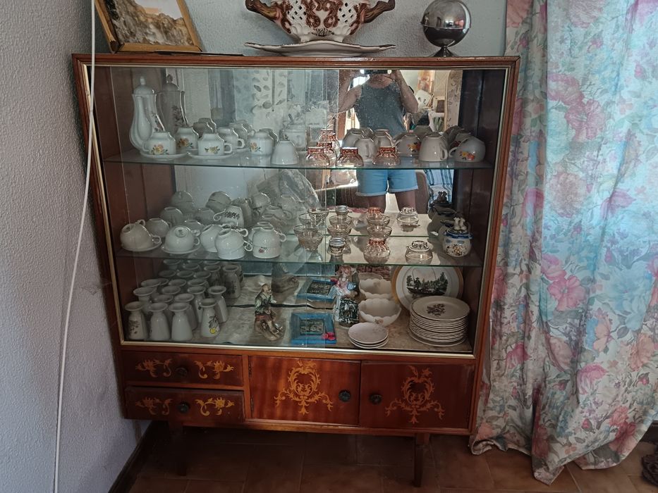 Cristaleira vintage original