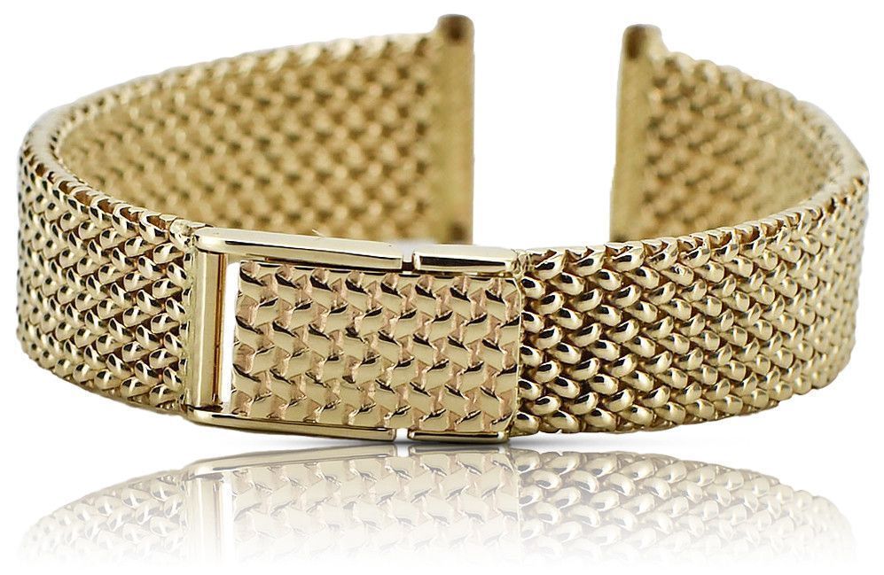 Złota bransoleta 14k 585 do zegarka damskiego lbw003y Gdańsk Biżuteria