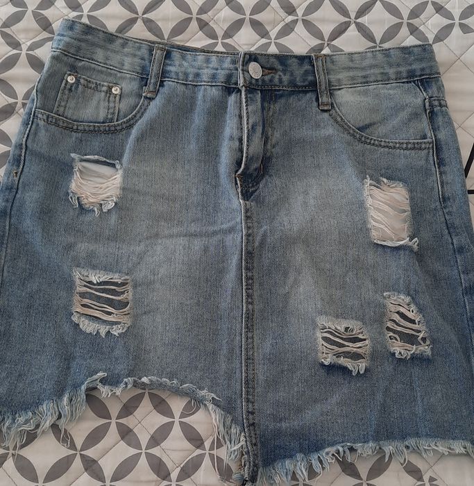Spódnica, XS-S, dżinsowa, spódnica mini jeansowa