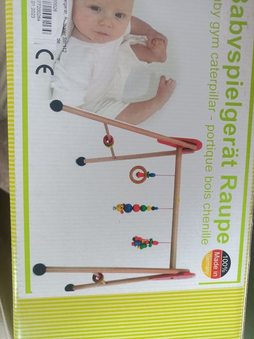 Trapez do zabawy dla niemowląt Hess drewniany