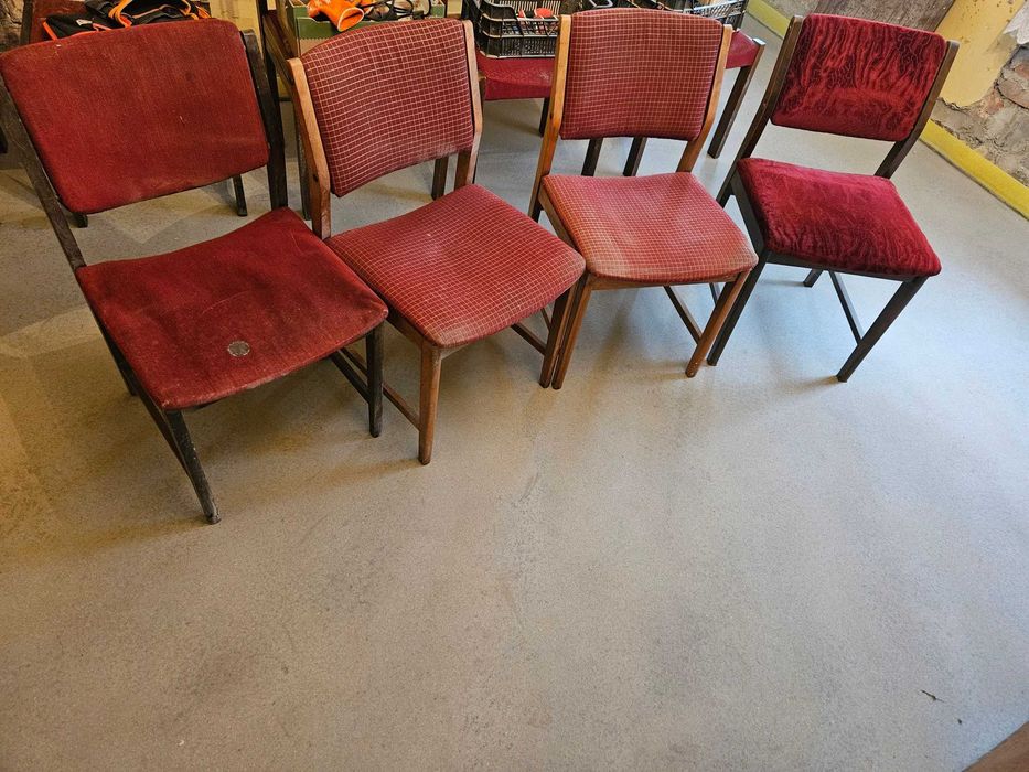 Krzesła kuchenne 4 sztuki tapicerowane typ O/200-213