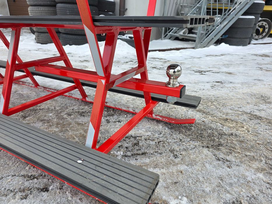 Sanki Kuligowe / Masywne Duże Sanie do Quada Traktora Siedzisko 195cm