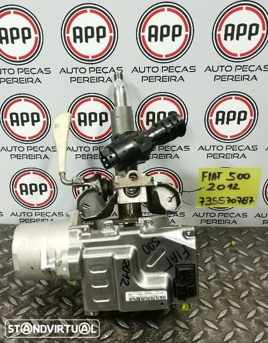 Coluna de direccão assistida elétrica Fiat  500 Ref 735570787 ,