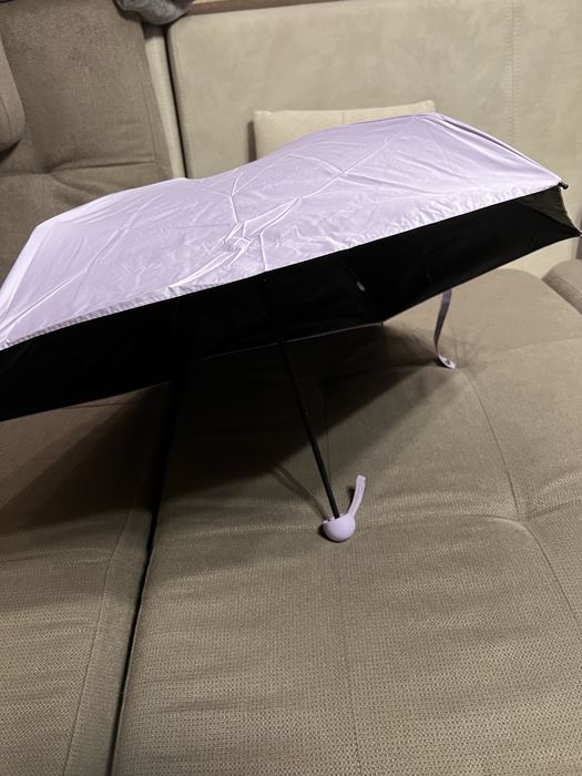 Женский зонт, портативный, с футляром