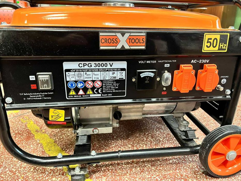 ТОРГ !!!Бензиновий генератор Cross Tools CPG-3000 V  ТОРГ!!!