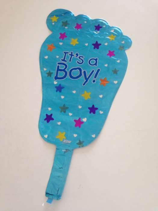 Balões e placas para cha de bebe