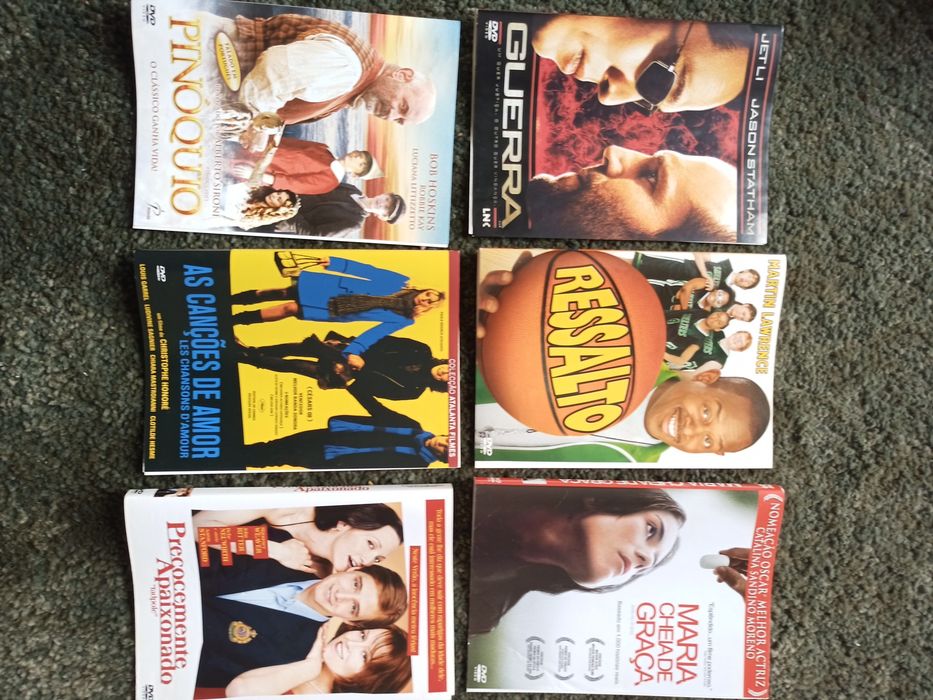Filmes dvd €1 unidade