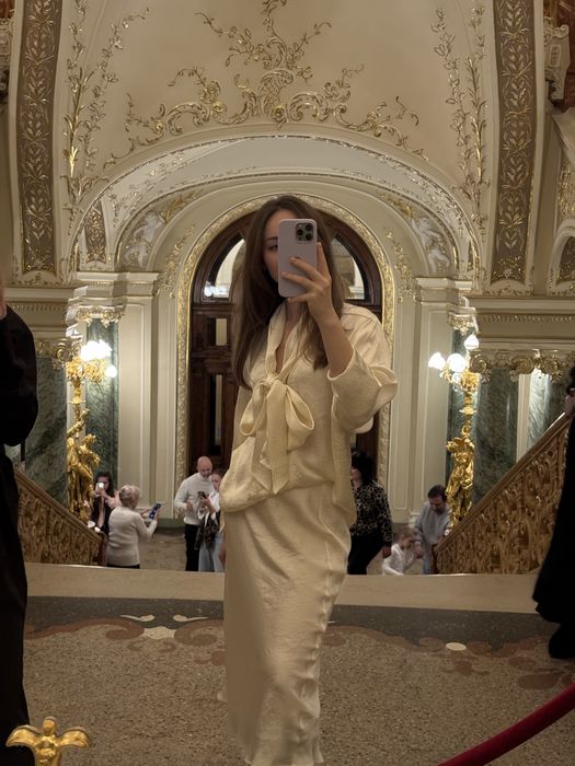 Шовковий костюм Массимо