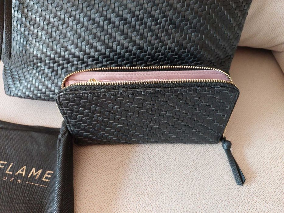 Torebka czarna + portfel - nowy komplet Oriflame.