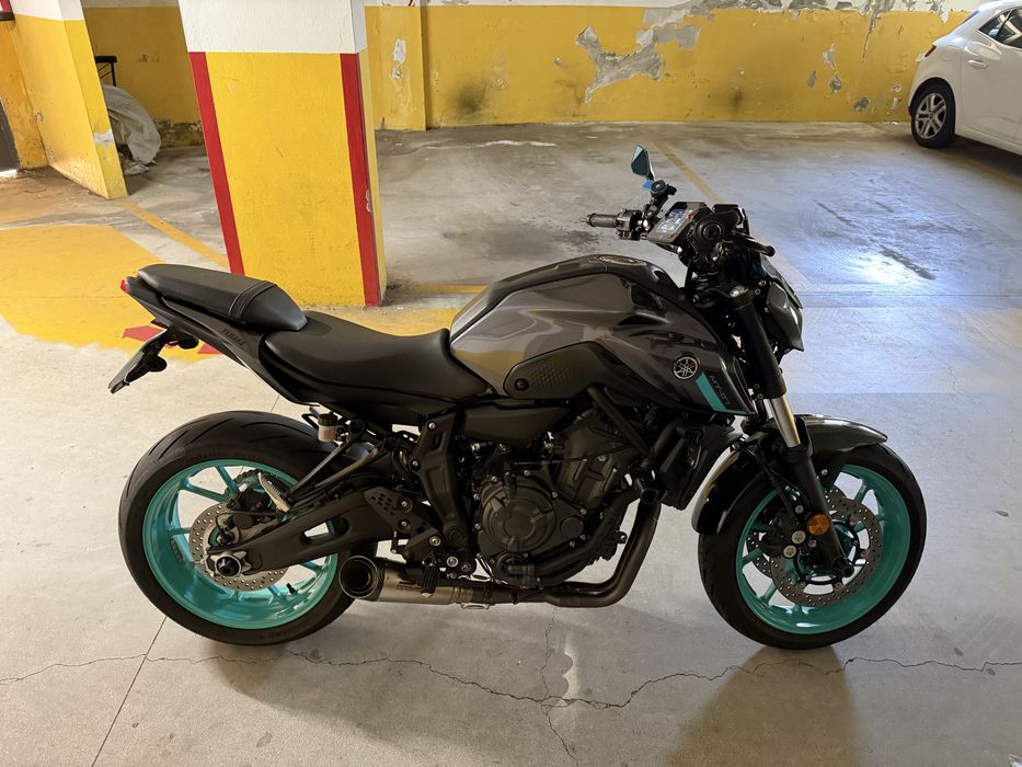 Yamaha MT-07 Cyan Storm 2024 | Linha SC Project | Limitada A2 Livrete