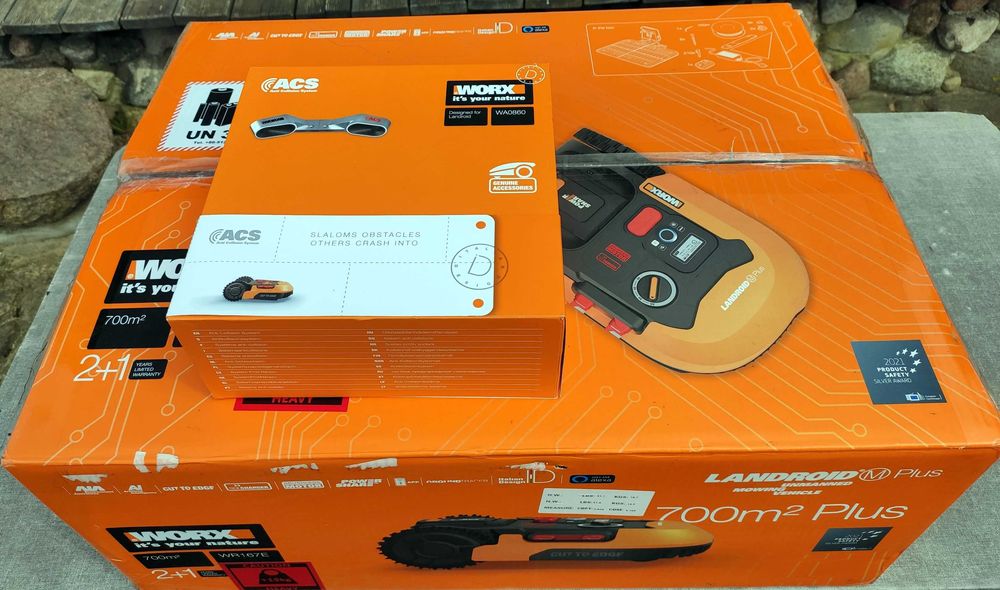 WORX Landroid Plus WR 167 E + moduł ASC WA 0860