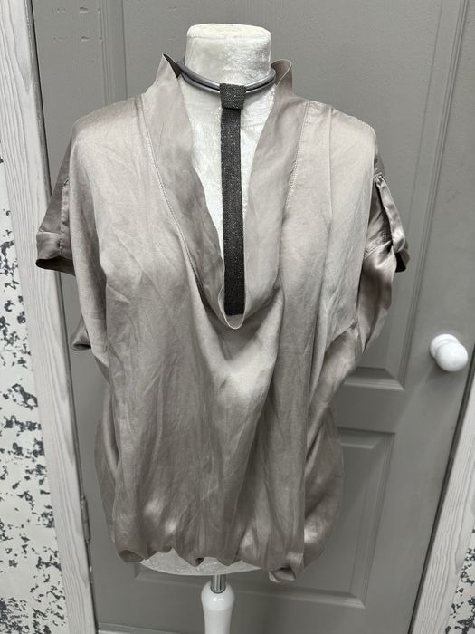 Блуза шелк Zidane в стиле brunello cucinelli S-M