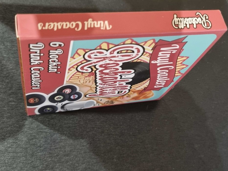 Podstawki w formie płyty winylowej Vinyl Coasters