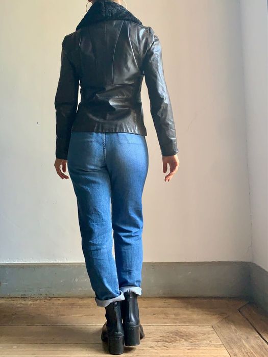 Casaco de Pele 100% Genuína / XS / Senhora