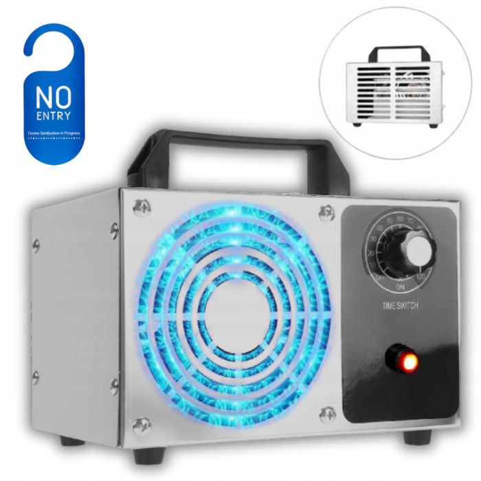 Generator Ozonu Ozonator 20 000 Mg/h Z Timerem, Zawieszką I Poradnikiem