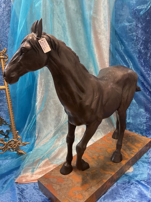Escultura bronze cavalo 47 cm