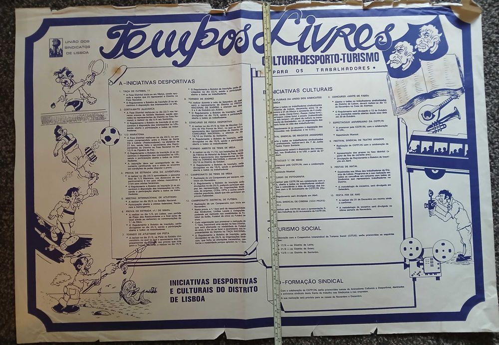 cartazes culturais Portugal anos 1970'/80's