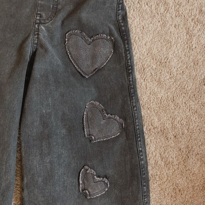 Super roszerzane spodnie H&M, elastyczny jeans. 9-10 lat