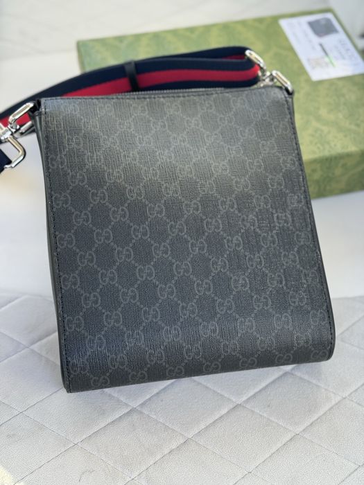Чоловіча мужская сумка барсетка через плече Гуччи Gucci