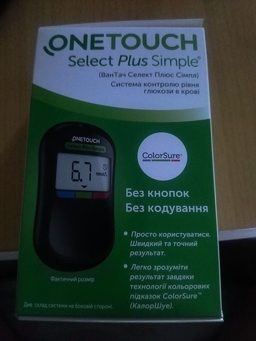 Глюкометр ONETOUCH Select plus