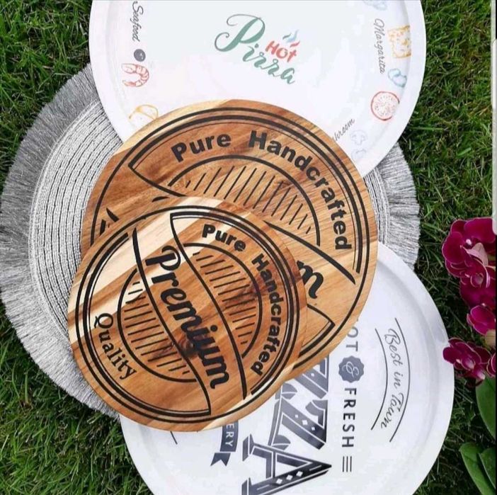 Доска круглая_Набор досок для пиццы 