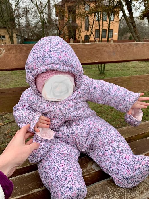 Дитячий комбінезон для дівчинки Mothercare 3-6місяців, зима-осінь