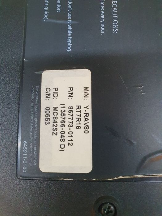 Клавиатура Logitech MX 5000 Wave Wireless Y-RAV80